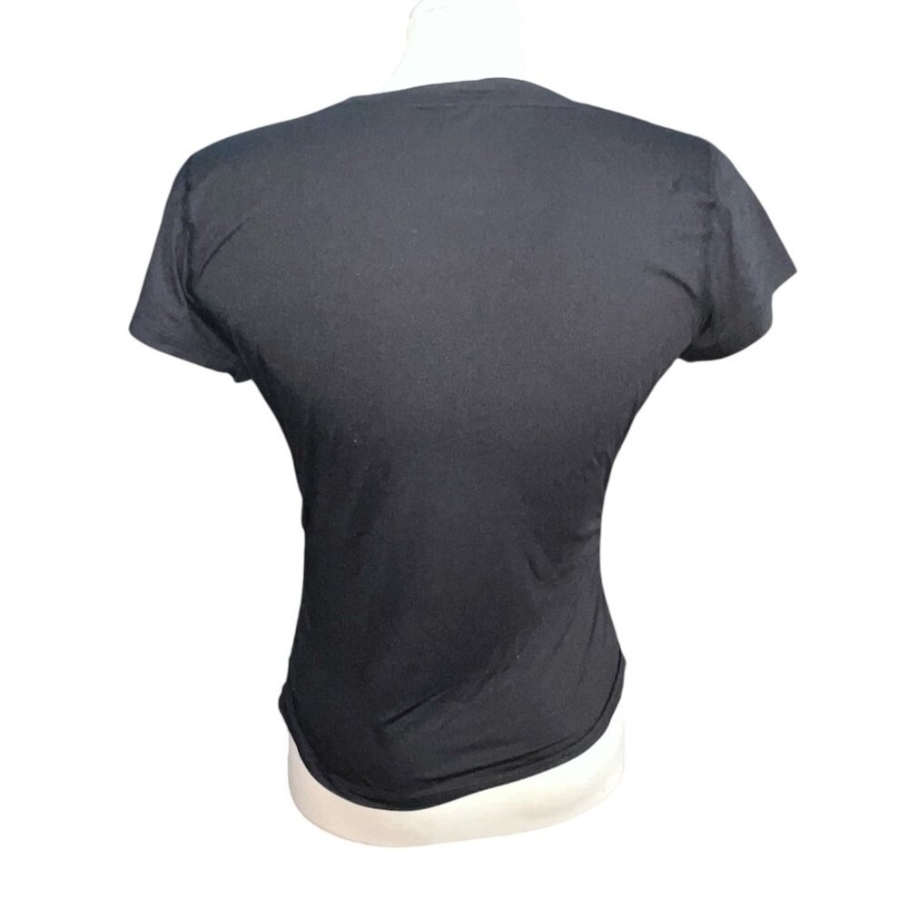 Champion Crewneck Short Sleeve Ruched Side Active Compression Top Sz Small Women - Picture 8 of 11